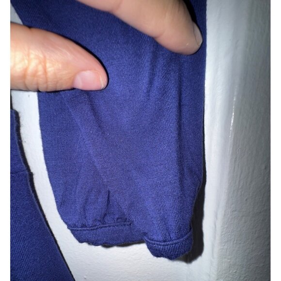 Design History Purple Dress With Beaded Waist Accent Wrap Style Medium Sexy Cute - Picture 4 of 6